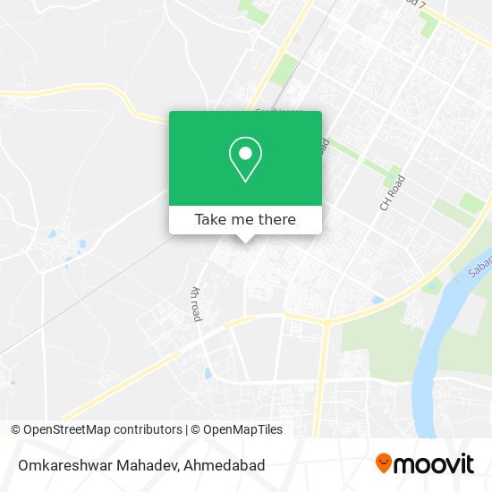 Omkareshwar Mahadev map