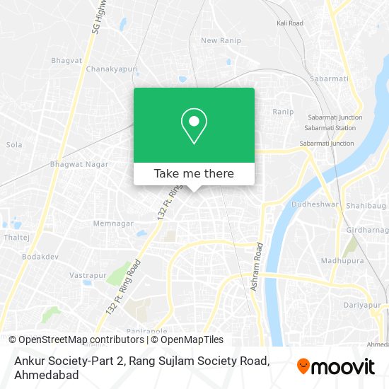 Ankur Society-Part 2, Rang Sujlam Society Road map