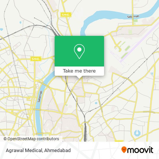 Agrawal Medical map