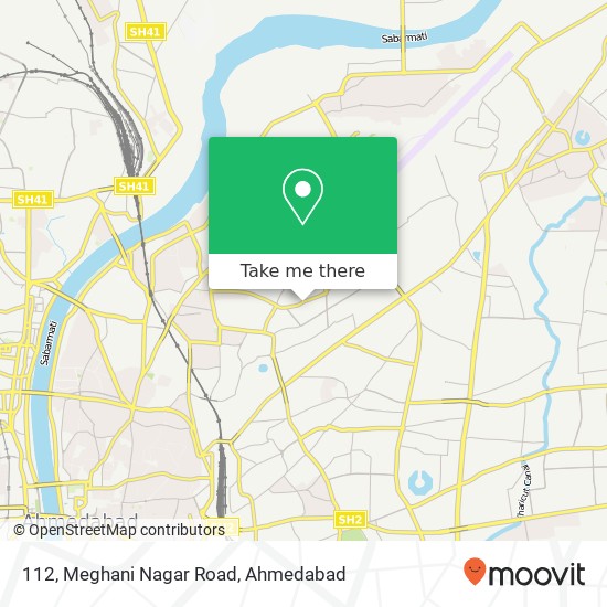 112, Meghani Nagar Road map