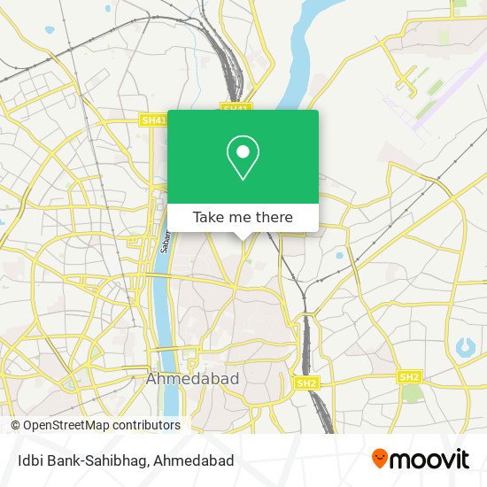 Idbi Bank-Sahibhag map