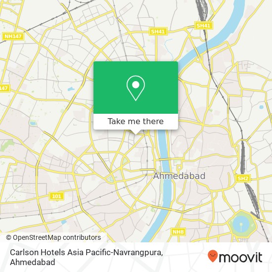 Carlson Hotels Asia Pacific-Navrangpura map