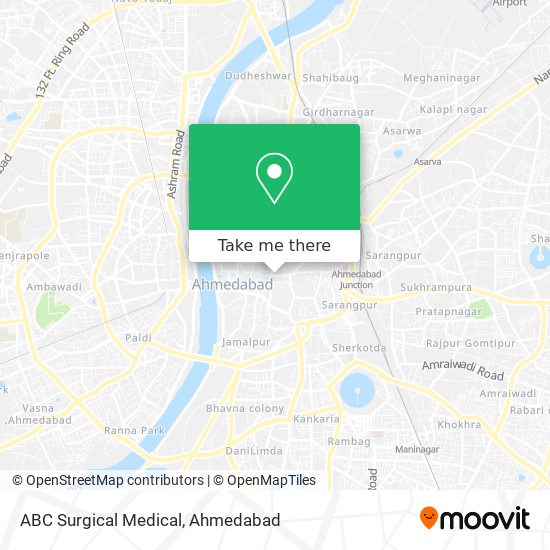 ABC Surgical Medical map