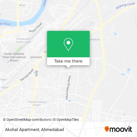 Akshat Apartment map