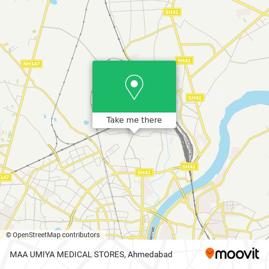 MAA UMIYA MEDICAL STORES map