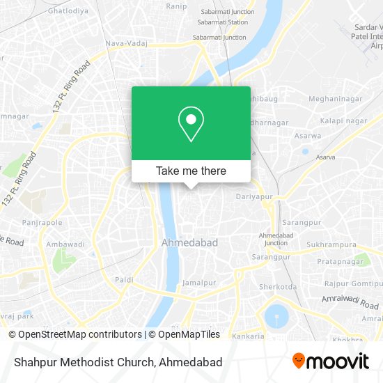 Shahpur Methodist Church map