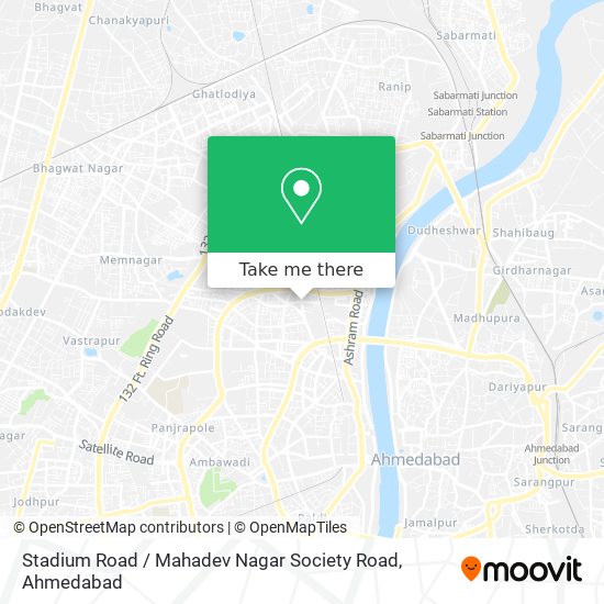 Stadium Road / Mahadev Nagar Society Road map