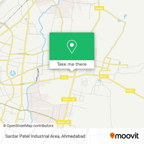 Sardar Patel Industrial Area map