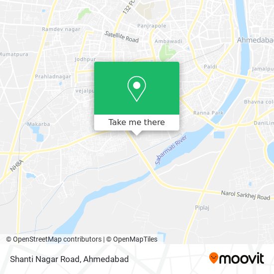 Shanti Nagar Road map