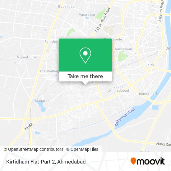 Kirtidham Flat-Part 2 map