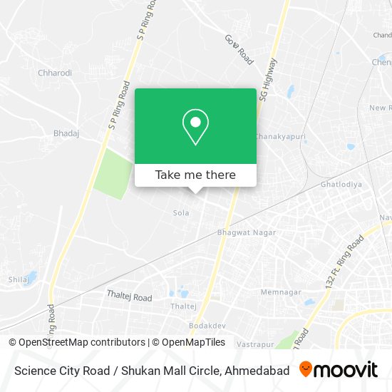 Science City Road / Shukan Mall Circle map