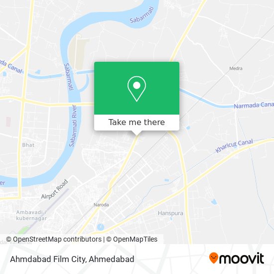 Ahmdabad Film City map