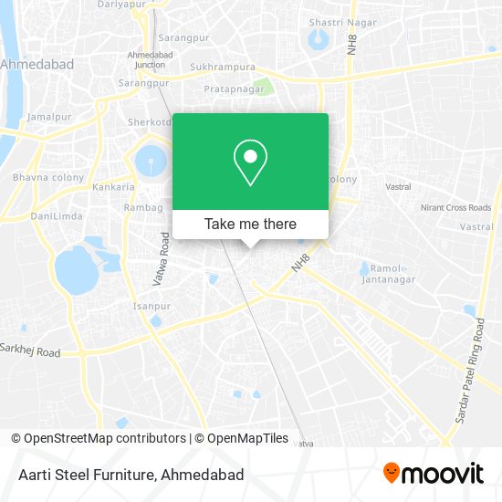 Aarti Steel Furniture map