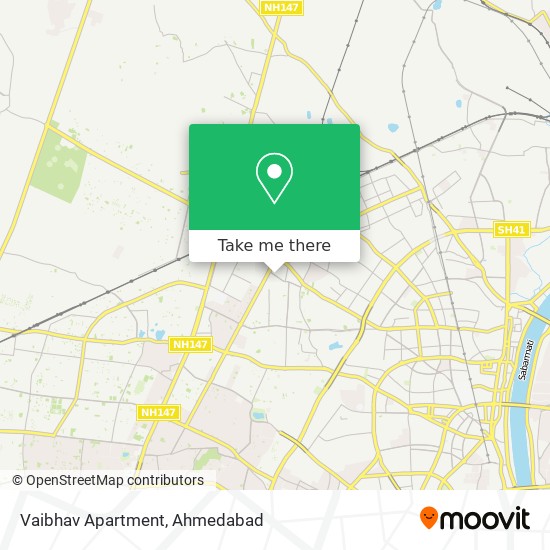 Vaibhav Apartment map