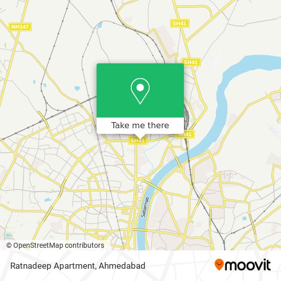 Ratnadeep Apartment map