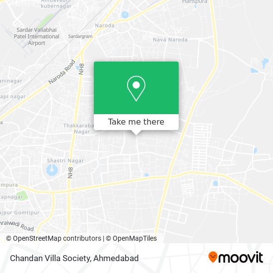 Chandan Villa Society map