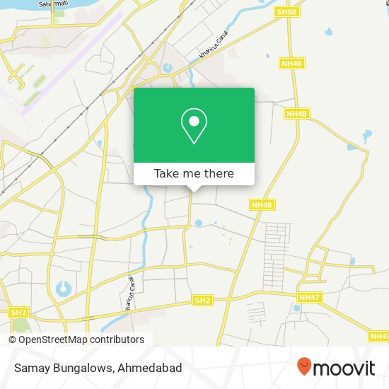 Samay Bungalows map