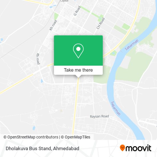 Dholakuva Bus Stand map