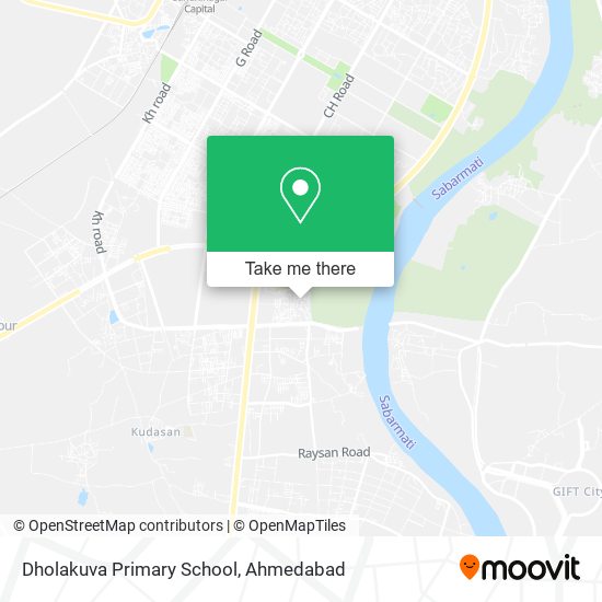 Dholakuva Primary School map