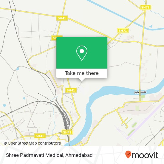 Shree Padmavati Medical map