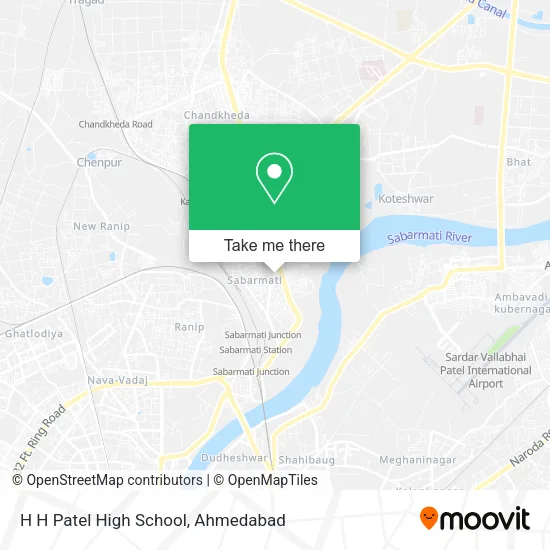H H Patel High School map