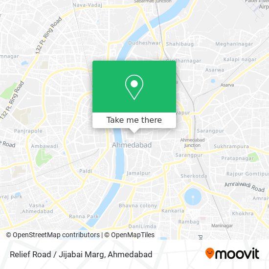 Relief Road / Jijabai Marg map