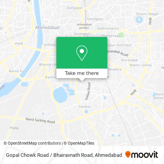 Gopal Chowk Road / Bhairavnath Road map