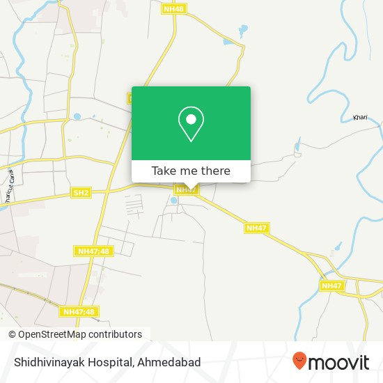 Shidhivinayak Hospital map