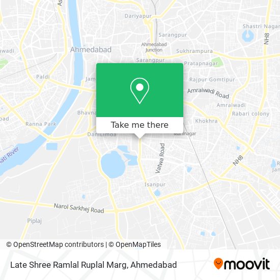 Late Shree Ramlal Ruplal Marg map