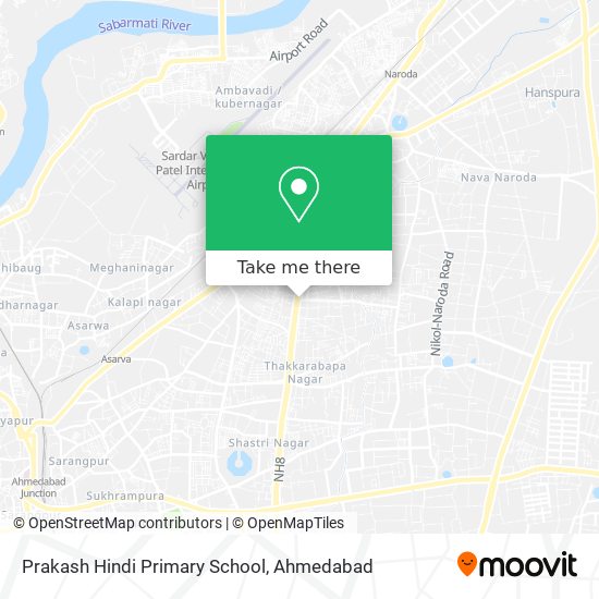 Prakash Hindi Primary School map