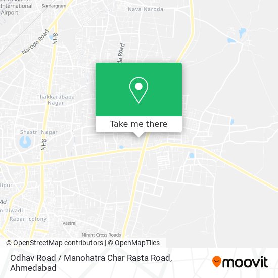 Odhav Road / Manohatra Char Rasta Road map