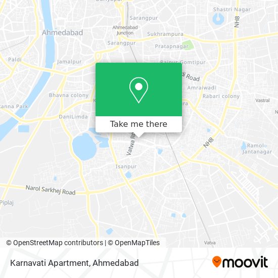 Karnavati Apartment map