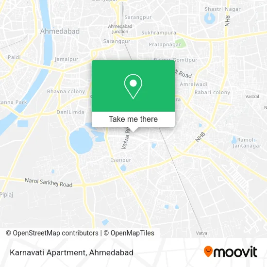 Karnavati Apartment map