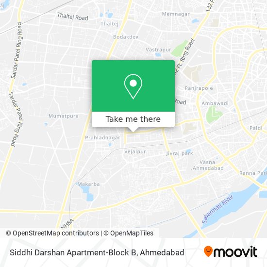 Siddhi Darshan Apartment-Block B map