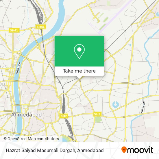 Hazrat Saiyad Masumali Dargah map