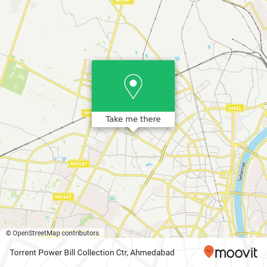 Torrent Power Bill Collection Ctr map