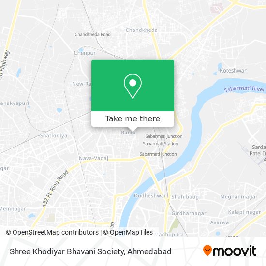 Shree Khodiyar Bhavani Society map