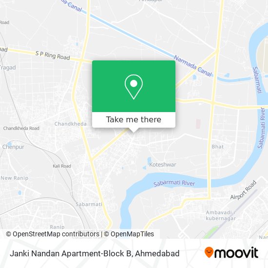 Janki Nandan Apartment-Block B map