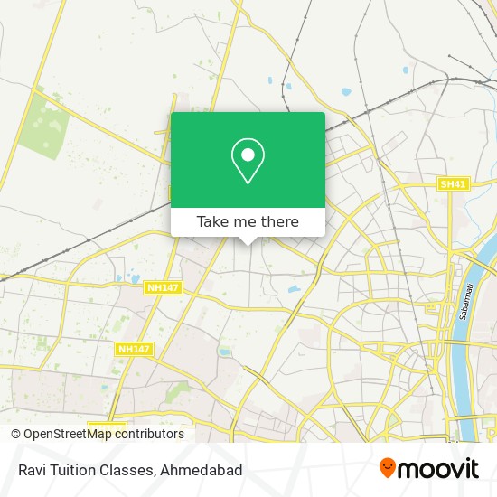 Ravi Tuition Classes map
