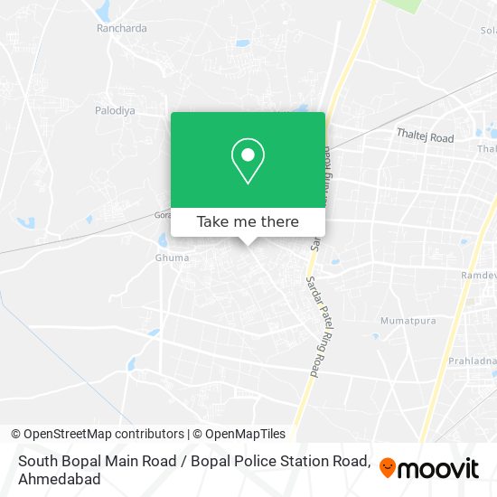 South Bopal Main Road / Bopal Police Station Road map