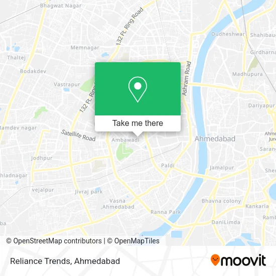 Reliance Trends map