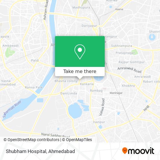 Shubham Hospital map