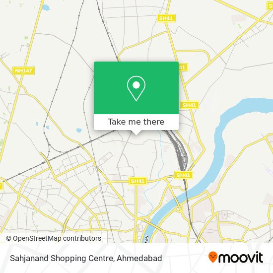 Sahjanand Shopping Centre map
