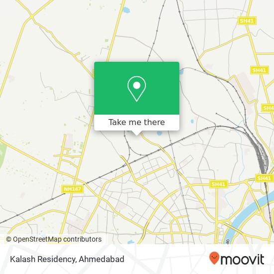 Kalash Residency map