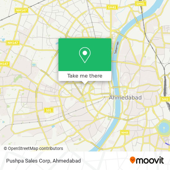 Pushpa Sales Corp map