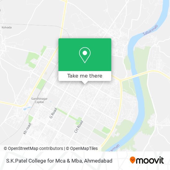 S.K.Patel College for Mca & Mba map