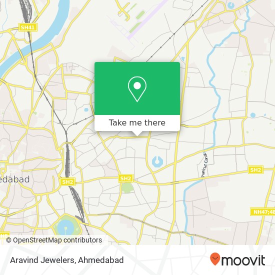 Aravind Jewelers map