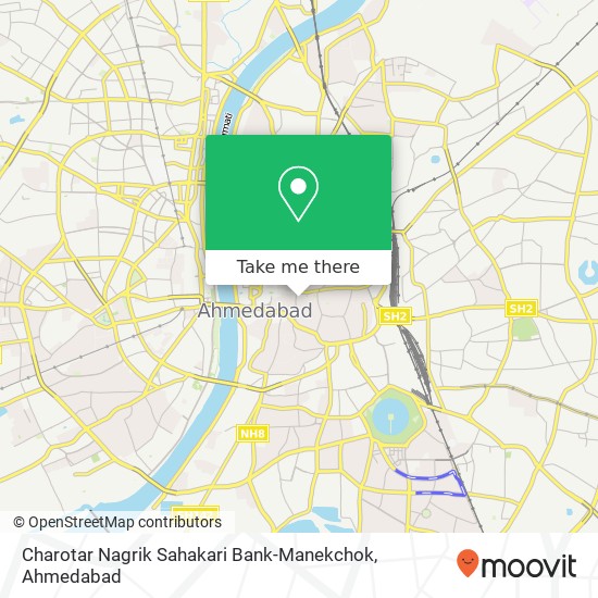 Charotar Nagrik Sahakari Bank-Manekchok map