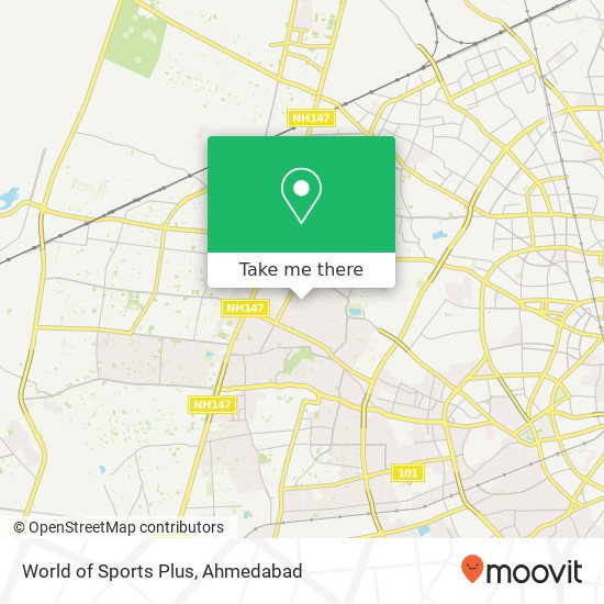 World of Sports Plus map