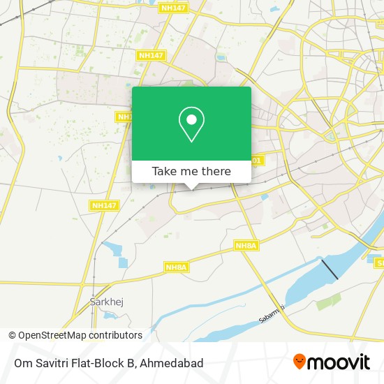 Om Savitri Flat-Block B map